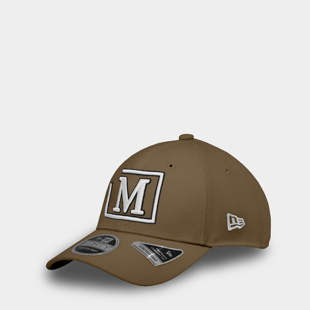 MDB Brand 9FORTY Embroidered "M" Stretch Snapback Baseball Cap