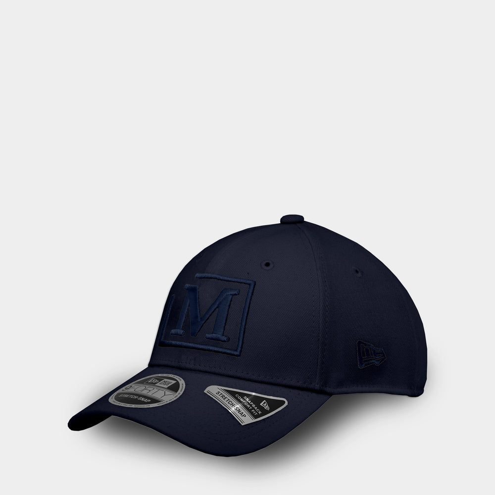 MDB Brand 9FORTY Embroidered "M" Stretch Snapback Baseball Cap