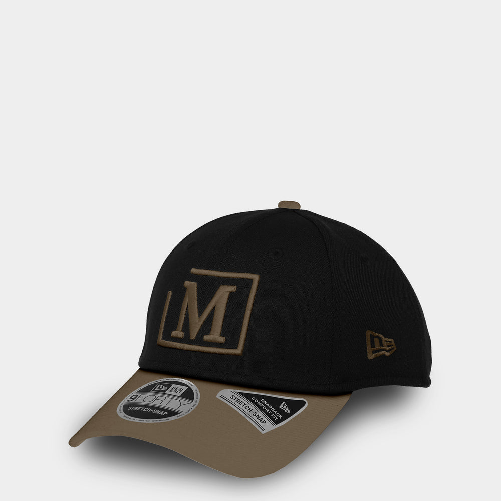 MDB Brand 9FORTY Embroidered "M" Stretch Snapback Baseball Cap