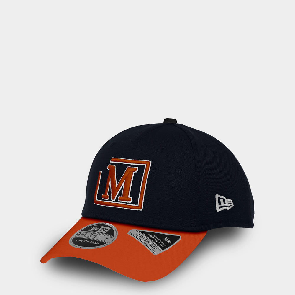 MDB Brand 9FORTY Embroidered "M" Stretch Snapback Baseball Cap