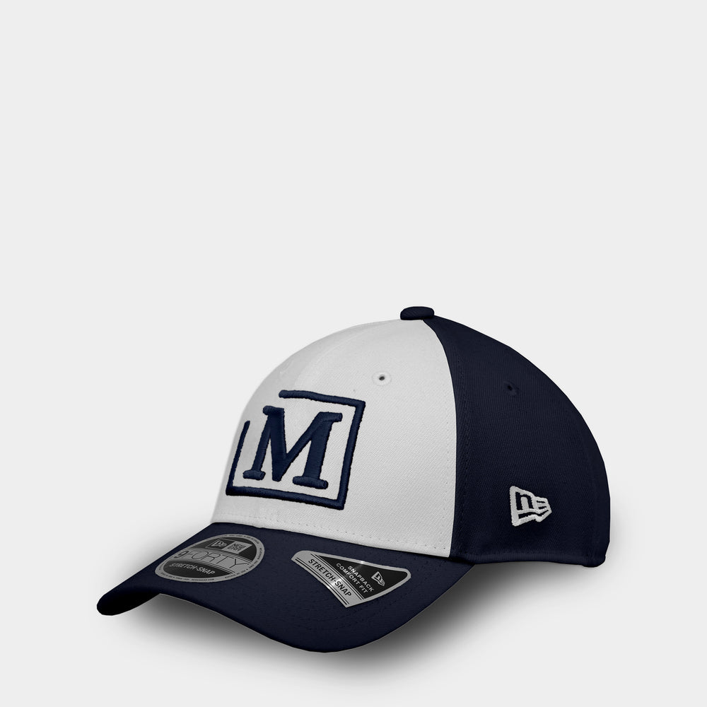 MDB Brand 9FORTY Embroidered "M" Stretch Snapback Baseball Cap
