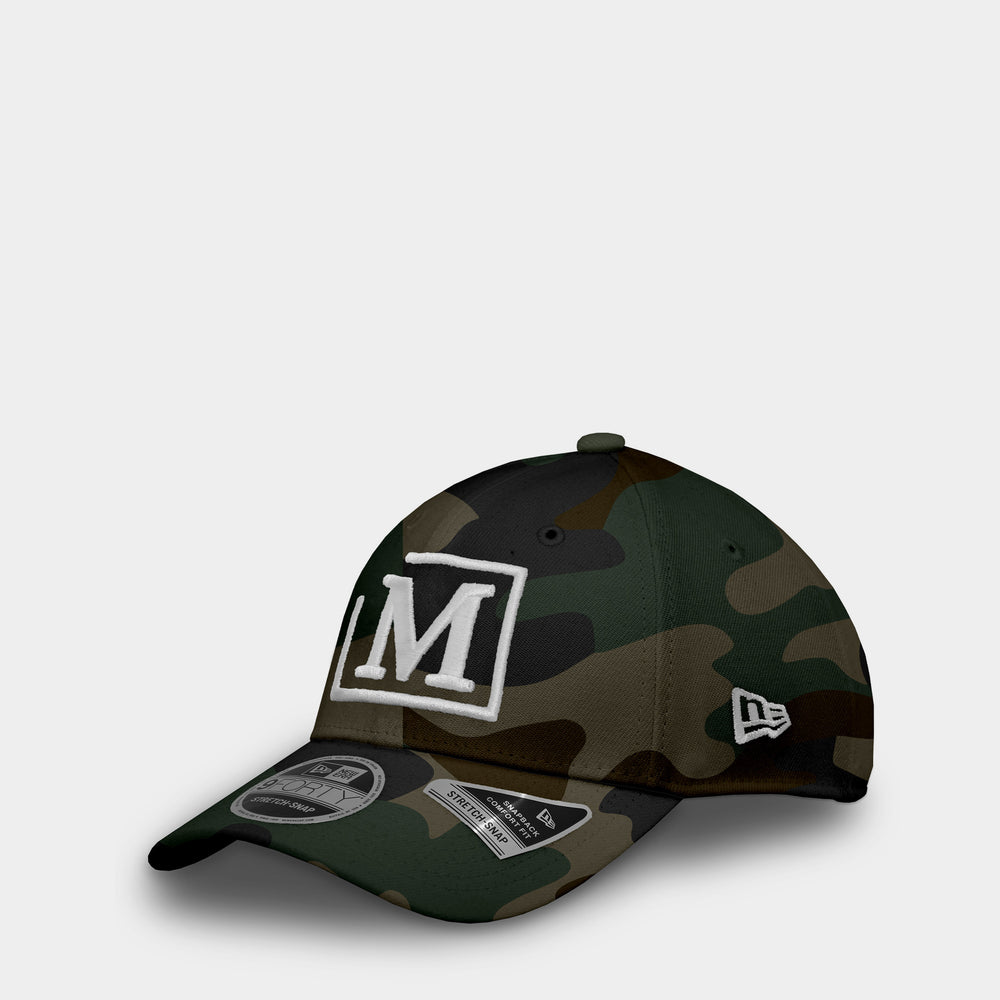 MDB Brand 9FORTY Embroidered "M" Stretch Snapback Baseball Cap