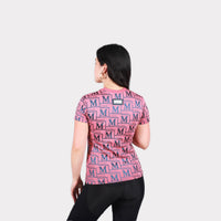 MDB Couture Women's Metallic Monogram T-Shirt