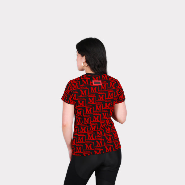 MDB Couture Women's Woven Monogram T-Shirt