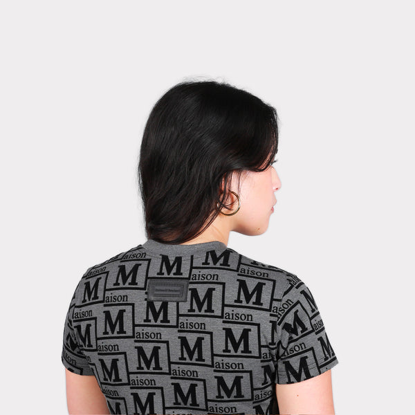 MDB Couture Women's Woven Monogram T-Shirt
