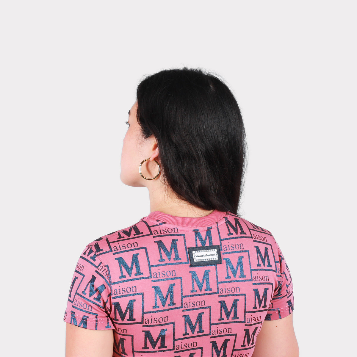 MDB Couture Women's Metallic Monogram T-Shirt