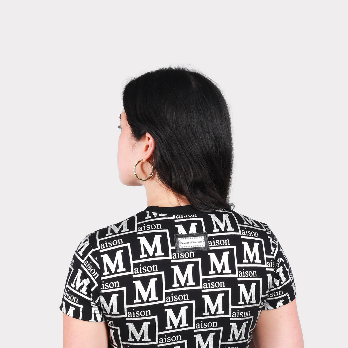 MDB Couture Women's Metallic Monogram T-Shirt