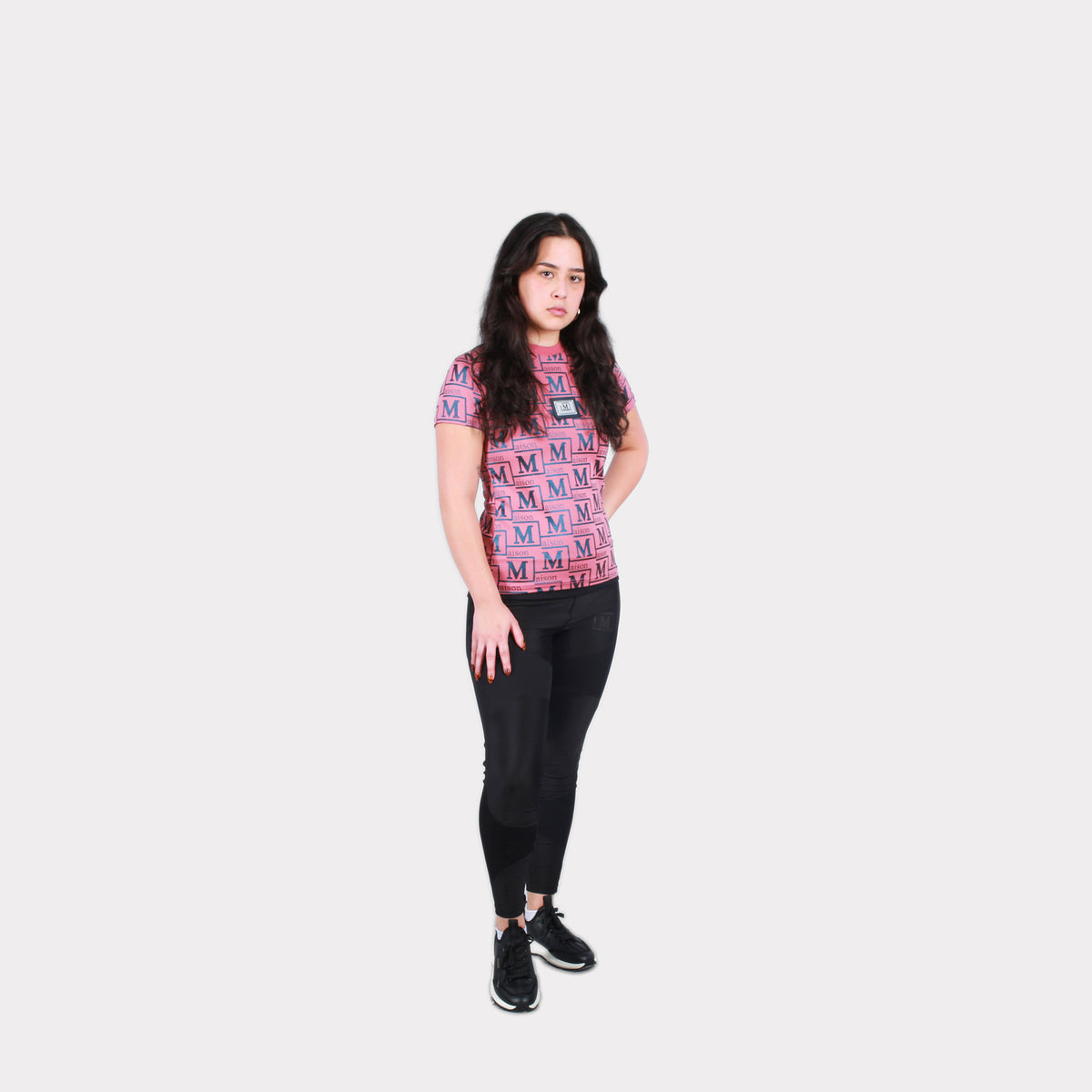 MDB Couture Women's Metallic Monogram T-Shirt
