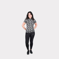 MDB Couture Women's Metallic Monogram T-Shirt