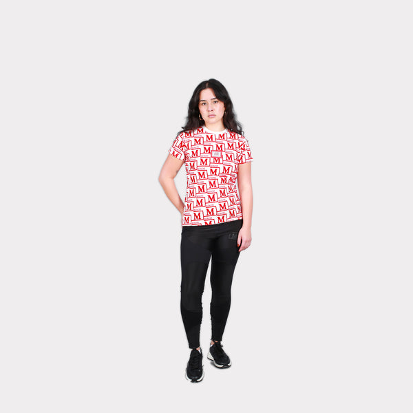 MDB Couture Women's Woven Monogram T-Shirt