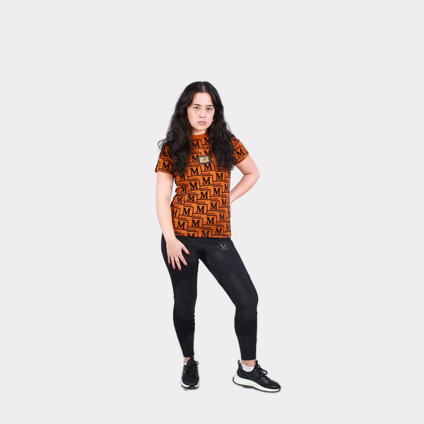 MDB Couture Women's Woven Monogram T-Shirt