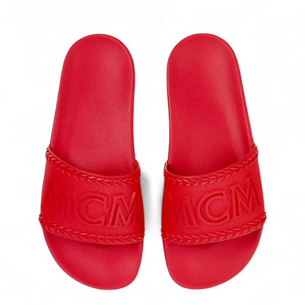 MCM Men's Big Logo Slides