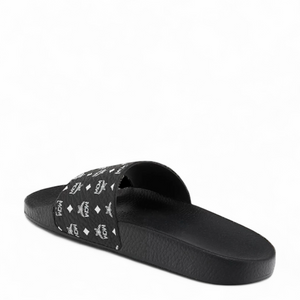 MCM Men's Monogram Visetos Print Slides