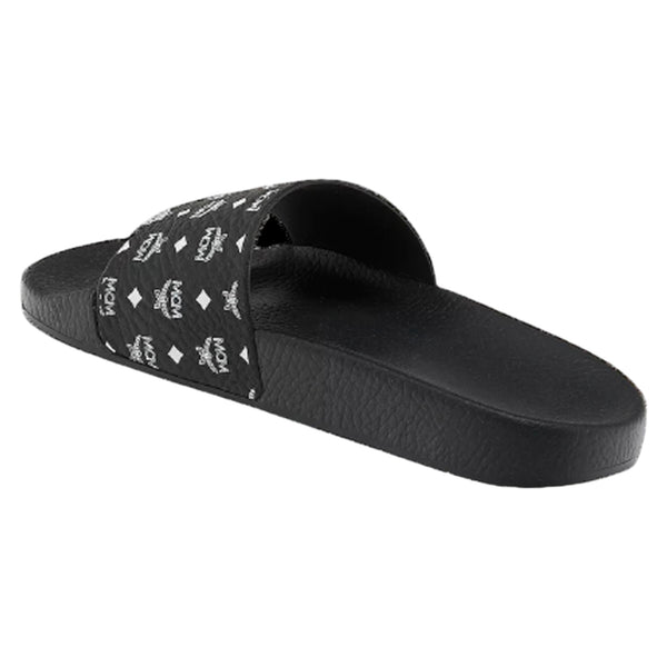 MCM Men's Monogram Visetos Print Slides