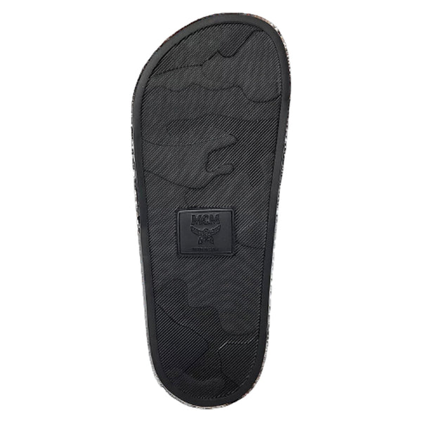 MCM Men's Monogram Visetos Print Slides