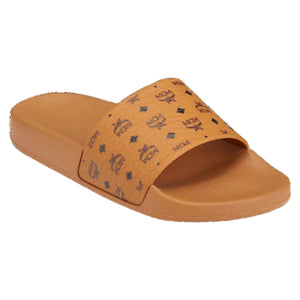 MCM Men's Monogram Visetos Print Slides