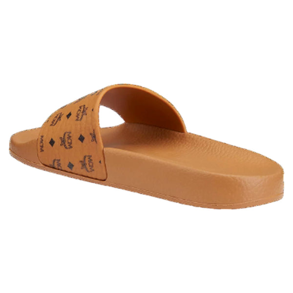 MCM Men's Monogram Visetos Print Slides
