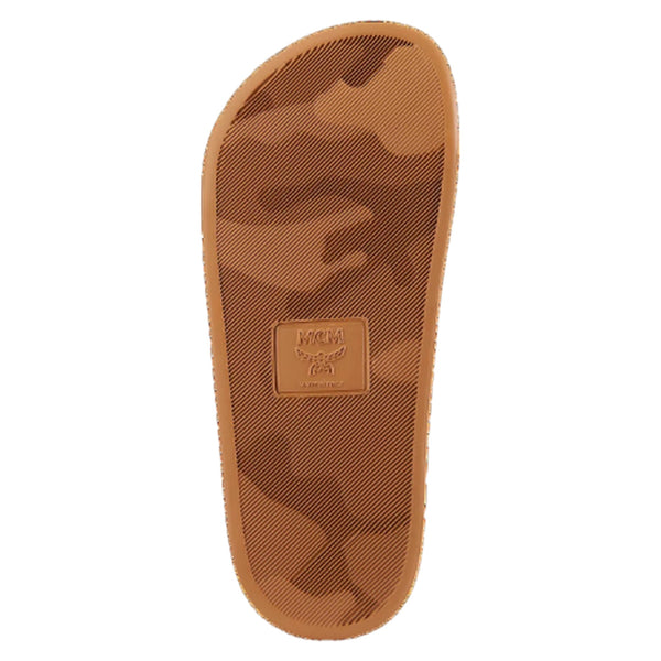 MCM Men's Monogram Visetos Print Slides