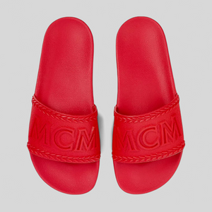 MCM Men's Big Logo Slides