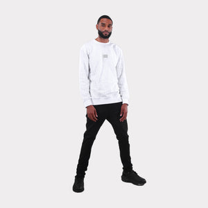MDB Couture Men's French Terry Monogram Crewneck Sweatshirt