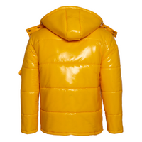 MDB Brand Women's Arctic Puffer Coat in Yellow