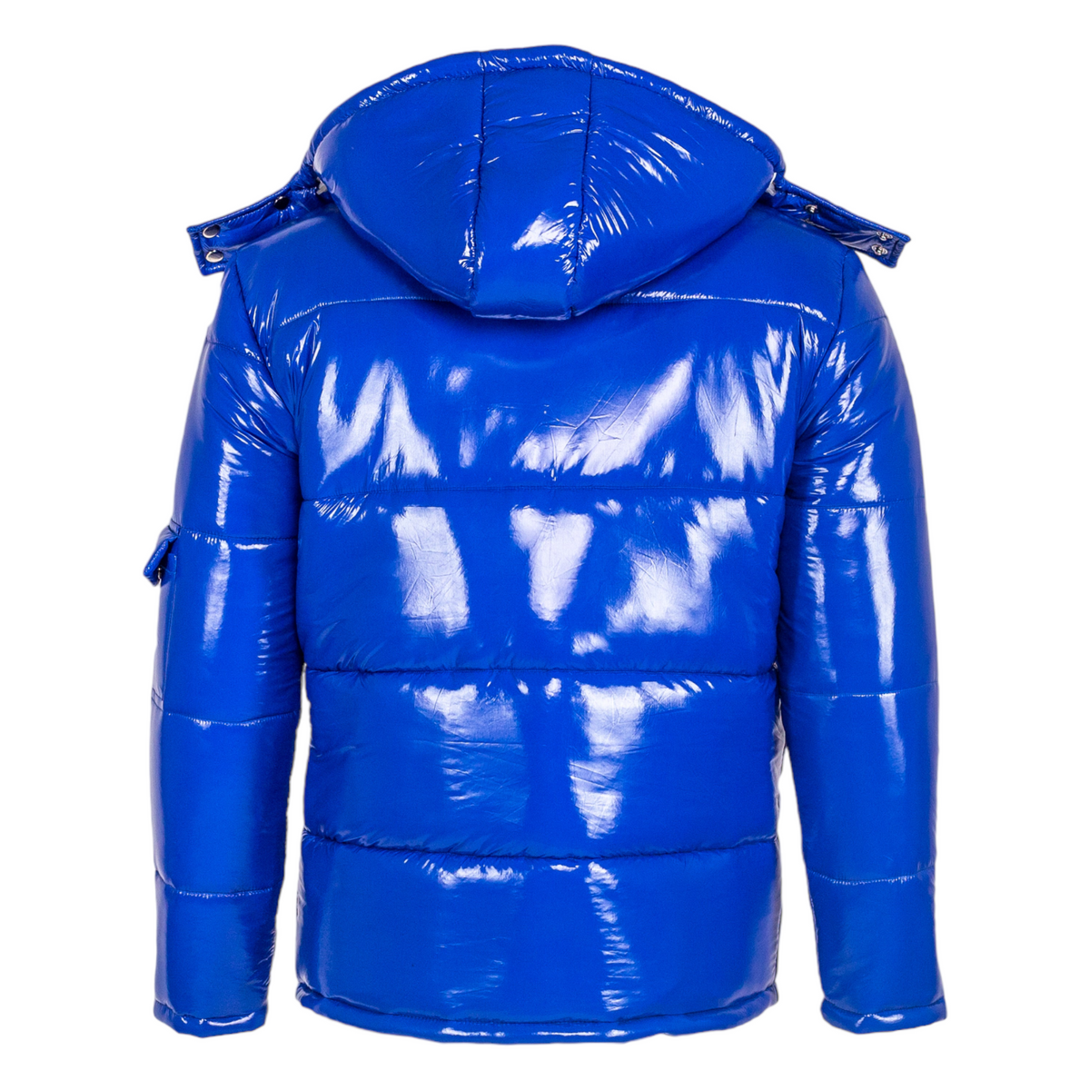 MDB Brand Women's Arctic Puffer Coat in Royal Blue