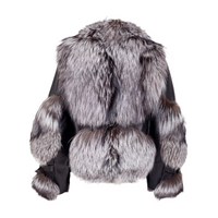 MDB Couture Women's Fur Encapsulated Jacket