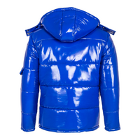 MDB Brand Men's Arctic Puffer Coat in Royal Blue