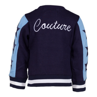 MDB Couture Kid's M-Star Crewneck Sweatshirts - Blue