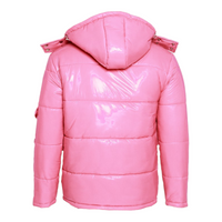 MDB Brand Kid's Arctic Puffer Coat in Light Pink