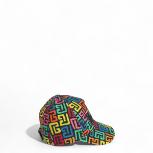 Balmain Kids Monogram Logo Baseball Cap