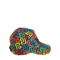 Balmain Kids Monogram Logo Baseball Cap