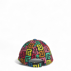 Balmain Kids Monogram Logo Baseball Cap