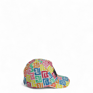 Balmain Kids Monogram Logo Baseball Cap