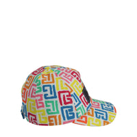 Balmain Kids Monogram Logo Baseball Cap