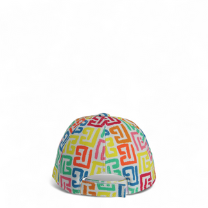 Balmain Kids Monogram Logo Baseball Cap