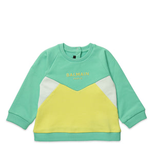 Balmain Kids Toddler's Color Block Sweatshirt