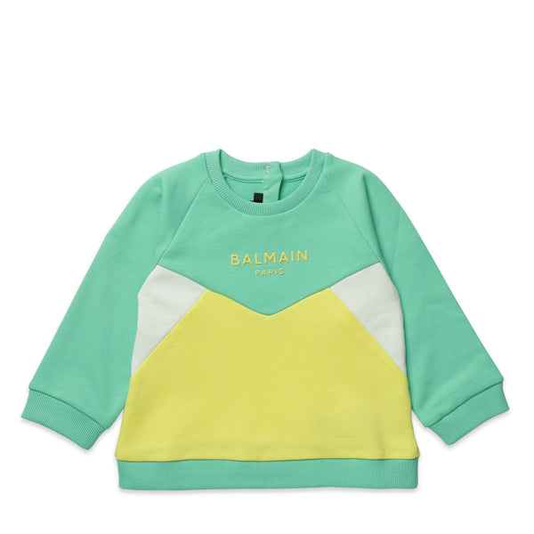 Balmain Kids Toddler's Color Block Sweatshirt