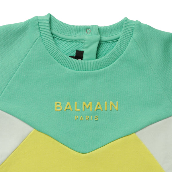 Balmain Kids Toddler's Color Block Sweatshirt