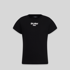 Balmain Kids Girl's Bubble Logo T-Shirt