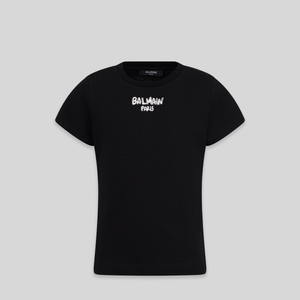 Balmain Kids Girl's Bubble Logo T-Shirt