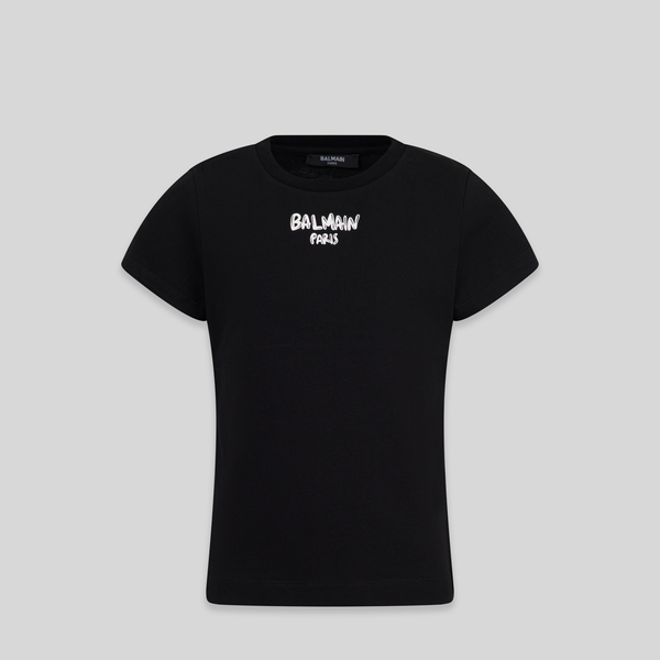 Balmain Kids Girl's Bubble Logo T-Shirt