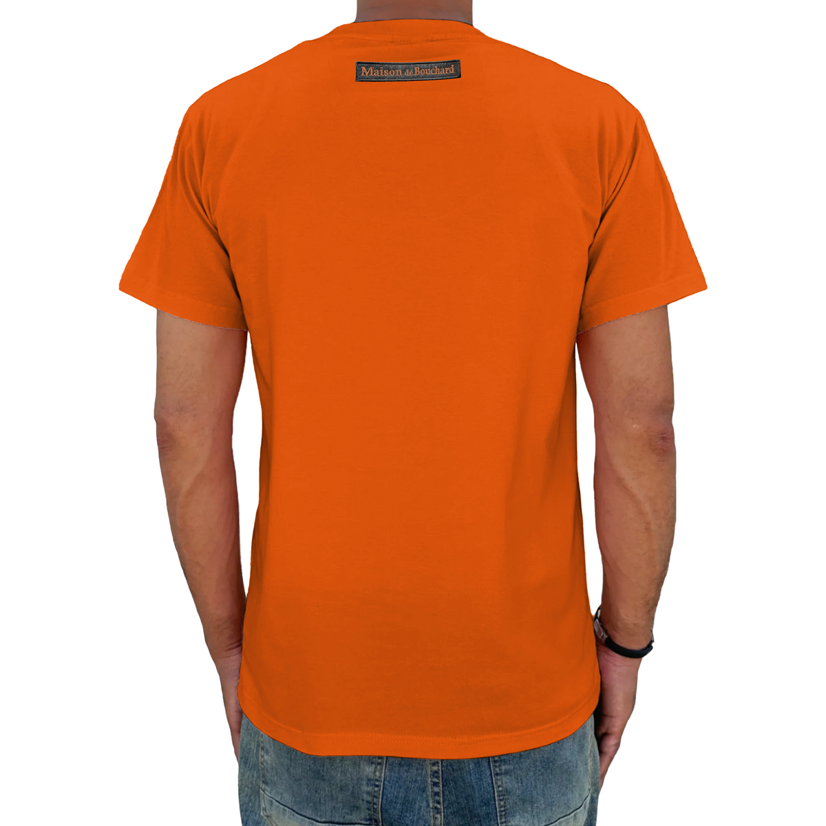 MDB Brand Men's Classic M Embroidered Logo Short Sleeve T-Shirt - Warm Colors