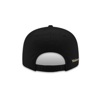 MDB Brand x New Era 9Fifty Snapback Embroidered Baseball Cap - Black w/ Metallic Color