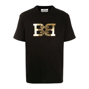 Bally Men's B-Chain Metallic Logo Cotton T-Shirt