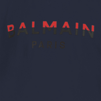 Balmain Kids Dual-Color Logo Print T-Shirt