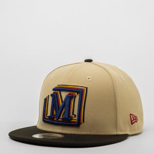MDB Brand 9FIFTY Embroidered Multi "M" Snapback Cap