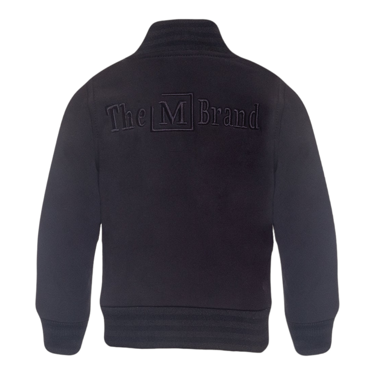 MDB Brand Kid's 'The M Brand' Logo Soft Shell Jacket - Black