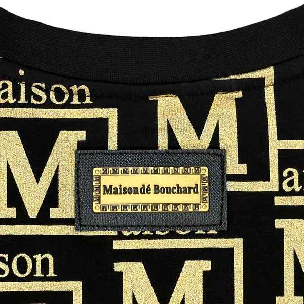 MDB Couture Kid's Metallic Monogram T-shirt