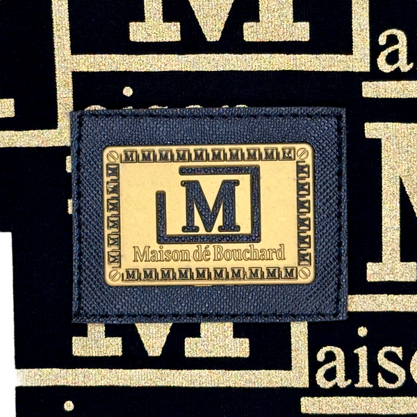 MDB Couture Kid's Metallic Monogram T-shirt